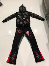 Load image into Gallery viewer, Versatile Is Rare Rhinestone Full Zip Hoodie
