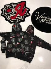 Load image into Gallery viewer, Versatile Is Rare Rhinestone Full Zip Hoodie
